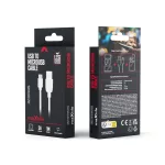 Maxlife USB–microUSB 1,0 m 3A kábel fehér