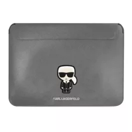 Karl Lagerfeld laptop táska ezüst 14″ KLCS14PISFG