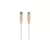 Guess GUCCLALRGDD USB-C kábel – USB-C1.5m gyors töltésű Ebossed Logo, világos arany