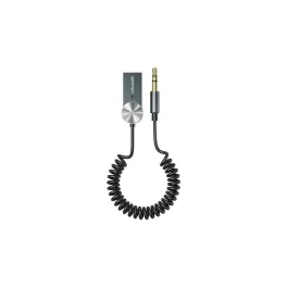   USAMS Bluetooth 5.0 hang adapter USB-AUX SJ464JSQ01 (US-SJ464) – szürke/patinás