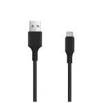 Setty autós töltő 1× USB 2,4A + 1,0 m USB-C kábel fekete