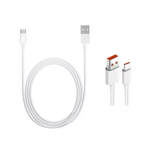 Xiaomi Original USB-C adatkábel 6A 1m - csomagolás nélküli gyári fehér