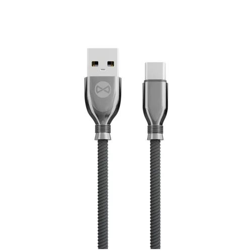Forever Tornado kábel USB – USB-C 1,0 m 3A fekete