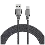 Forever Tornado kábel USB – USB-C 1,0 m 3A fekete