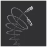 Forever Tornado kábel USB – USB-C 1,0 m 3A fekete