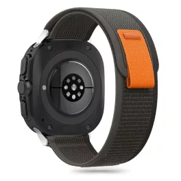   TECH-PROTECT NYLON védőtok SAMSUNG GALAXY WATCH ULTRA 2024/2025 készülékhez (47 MM) fekete/narancs