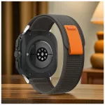 TECH-PROTECT NYLON védőtok SAMSUNG GALAXY WATCH ULTRA 2024/2025 készülékhez (47 MM) fekete/narancs
