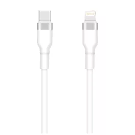 Setty USB-C–Lightning kábel 1 m 3 A KSC-L-130, fehér