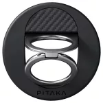Mágneses tartó PITAKA MagEZ Grip 3 MagSafe telefonhoz fekete szürke