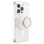 Popsockets Round Luxe Coconut Creme Enamel MagSafe bézs telefonfogó és állvány 8