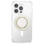 Popsockets Round Luxe Coconut Creme Enamel MagSafe bézs telefonfogó és állvány 8