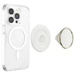 Popsockets Round Luxe Coconut Creme Enamel MagSafe bézs telefonfogó és állvány 8