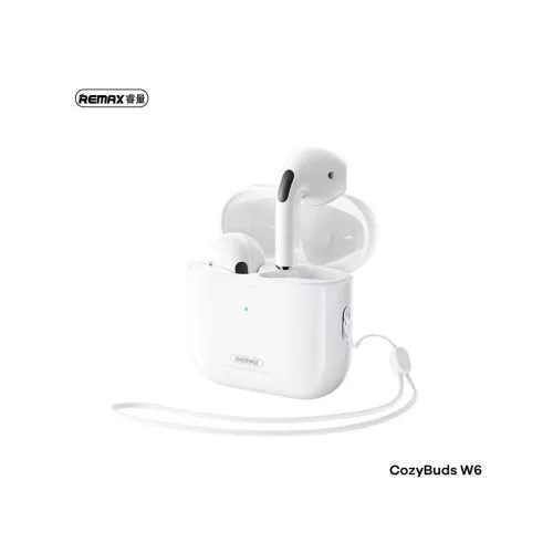 REMAX W6 TWS Bluetooth fülhallgató BT 5.3 fekete