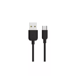 USAMS U-Turn USB-C kábel 1m 2A TCUSBXD01 (US-SJ099) fekete