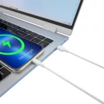 Forever újrahasznosított USB-A - Lightning kábel 1,5 m 2,4 A HDKR12-AL-00 fehér