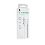 Forever újrahasznosított USB-A - Lightning kábel 1,5 m 2,4 A HDKR12-AL-00 fehér