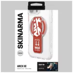 Mágneses fogantyú Skinarma Arch XE Phaze Smart Grip-Stand piros