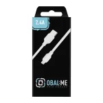 OBAL:ME Simple USB-A/Lightning kábel 1m fehér