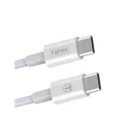 T-PHOX GLARY LITE SERIES 3W 1M USB-C/USB-C kábel fehér