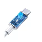 T-PHOX GLARY LITE SERIES 3W 1M USB-C/USB-C kábel fehér