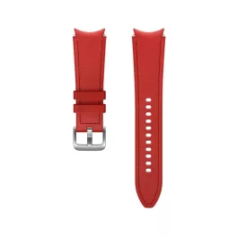   ET-SHR89LRE Samsung Galaxy Watch 4/4 Classic készülékhez bőr szíj M/L piros (Damage Package)