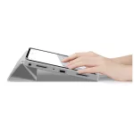 TECH-PROTECT SMARTCASE tok Galaxy Tab A9+ / A11+ Plus 11.0 készülékhez X210 / X215 / X216 / X230 / X235 / X236, szürke