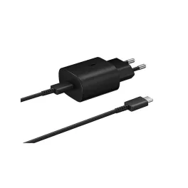   EP-TA800EBE + EP-DA905BBE Samsung 25W utazótöltő + USB-C/USB-C adatkábel fekete - csomagolás nélküli gyártói