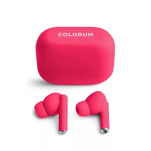 COLORUM CTWS-02 TWS Bluetooth fülhallgató magenta