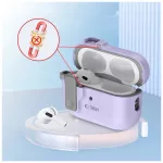 TECH-PROTECT SLIM HOOK Apple AirPods Pro 1/2 készülékhez tok - levendula