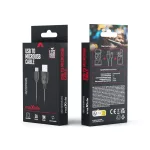 Maxlife USB-microUSB kábel 1,0 m 2A fekete
