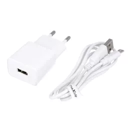   Maxlife MXTC-01 töltő 1x USB 2.1A microUSB kábellel fehér