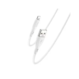   YESIDO CA119 szilikon kábel 12W USB/LIGHTNING 1M 2,4A fehér