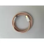 Dreamtech PD fonott kábel pink USB-C / USB-C 3A 60W 1M