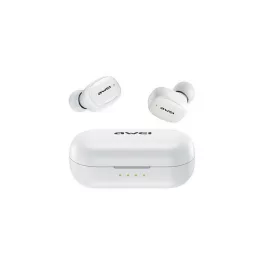   Awei T13 PRO bluetooth fülhallgató SZTEREO (v5.1, TWS, vízálló, extra mini + töltőtok) FEHÉR (T13_PRO_W)