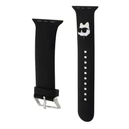   Karl Lagerfeld Choupette Head NFT óraszíj Apple Watch 38/40/41 készülékhez fekete