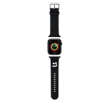 Karl Lagerfeld Choupette Head NFT óraszíj Apple Watch 38/40/41 készülékhez fekete