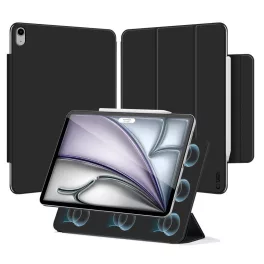   TECH-PROTECT SMARTCASE MAGNETIC tok iPad Air 13” készülékhez 1 / 2 / 2024-2025 fekete