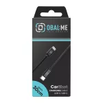 OBAL:ME CarShot USB-C/USB-C kábel 30cm fekete
