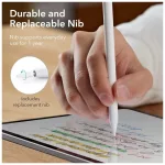 ESR DIGITAL+ mágneses érintőceruza iPad készülékhez fehér