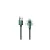 USAMS Braided Rotating kábel U60 2A microUSB 1m SJ478USB02 (US-SJ478) zöld