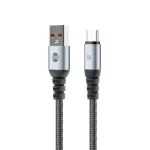 Forever Braix USB–USB-C kábel 1,0 m 3A fekete