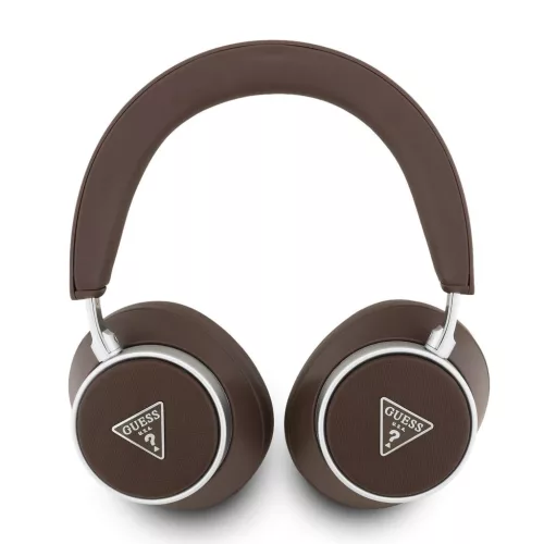 Guess PU Saffiano Triangle Logo ENC vezeték nélküli fejhallgató barna