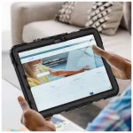 Tech-Protect Solid360 Fekete Armor tok Samsung Galaxy Tab S9 FE 10,9" készülékhez