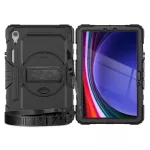 Tech-Protect Solid360 Fekete Armor tok Samsung Galaxy Tab S9 FE 10,9" készülékhez
