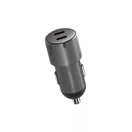   ENERGEA Alu Drive D60 autós töltő 2×USB-C PD-PPS 66W sötétszürke