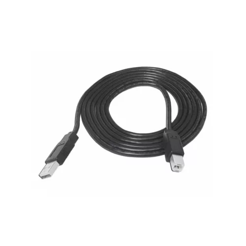 USB nyomtatókábel A-Male – B-Male, 1,5 m, fekete, TFO Supplies Line
