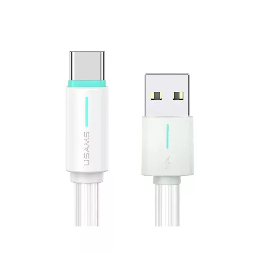 USAMS kábel USB-C 3A YU Series 1m USB-C/USB-A SJ732USB02 (US-SJ732) fehér