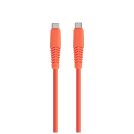   Setty USB-C–USB-C kábel 1,5 m 2,1A KSC-C-1.5210 narancssárga