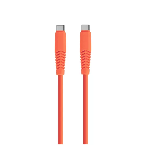 Setty USB-C–USB-C kábel 1,5 m 2,1A KSC-C-1.5210 narancssárga
