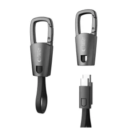   Tech-Protect ULTRABOOST DNA Kulcstartós Type-C szürke adatkábel PD60W/3A